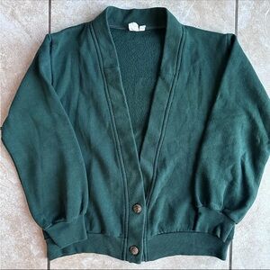 Urban Renewal Deep Green Cardigan Sweater